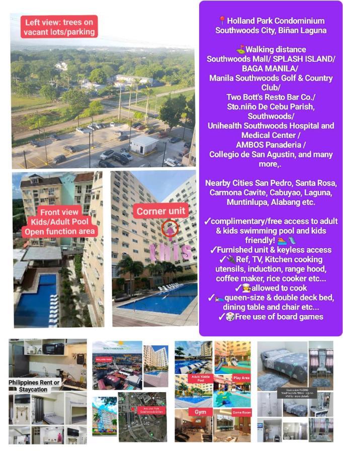 Budget Accommodation Holland Park Condominium Southwoods Binan Laguna Jalang Zewnętrze zdjęcie